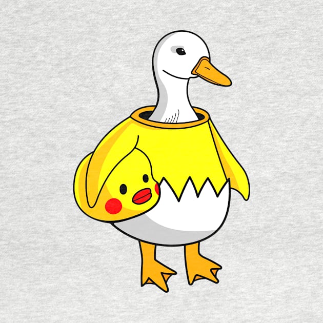 Goose in duck costume by My Happy-Design